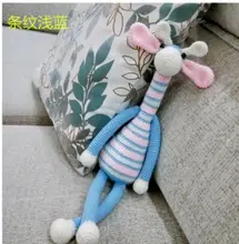 Handmade material packag Knitting crocheted doll Material packages wool deer doll production Plush toy crochet with weaving tool amigurumi crochet tool doll toy rattles