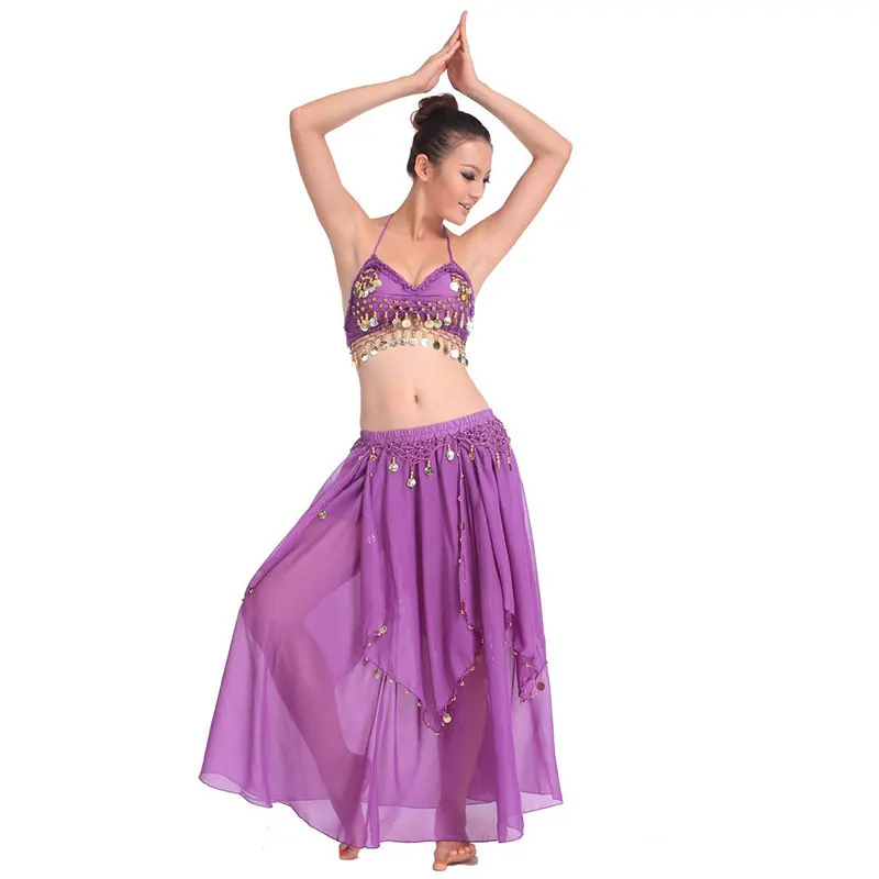 2pcs Set Performance Belly Dance Costume Woman Indian Triba Gypsy Costume Woman Bellydance Women Belly Dancing Egypt Costume