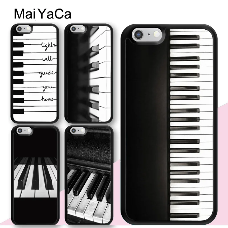 MaiYaCa Piano Keys Music Keyboard Print Soft TPU Mobile Phone Cases For
