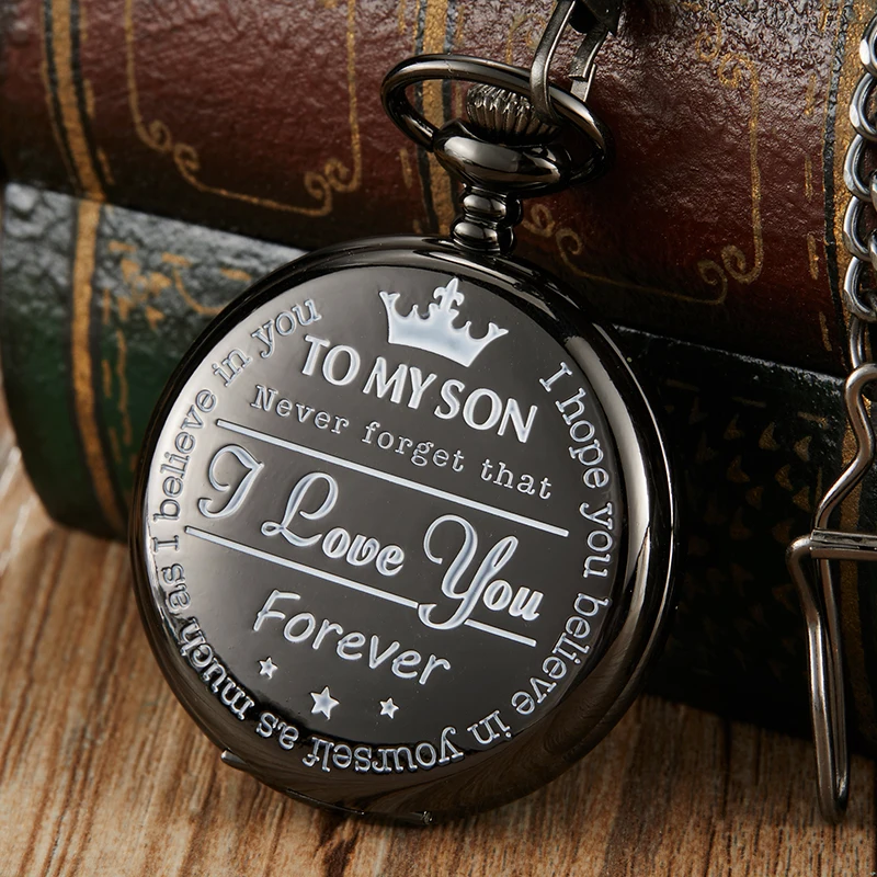 To Child Best Gift Pocket Watches Mens To My Son I Love You Girls Boys