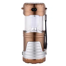 camping light 6 LEDs Rechargeable Hand Lamp Collapsible Solar Camping Lantern Tent Lights for Outdoor Lighting Hiking Camping