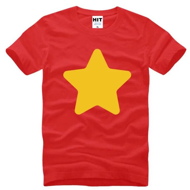

STEVEN UNIVERSE Star Creative Printed T Shirts Men Summer Style Short Sleeve O-Neck Cotton Men's T Shirt Fashion Tee Shirt Homme