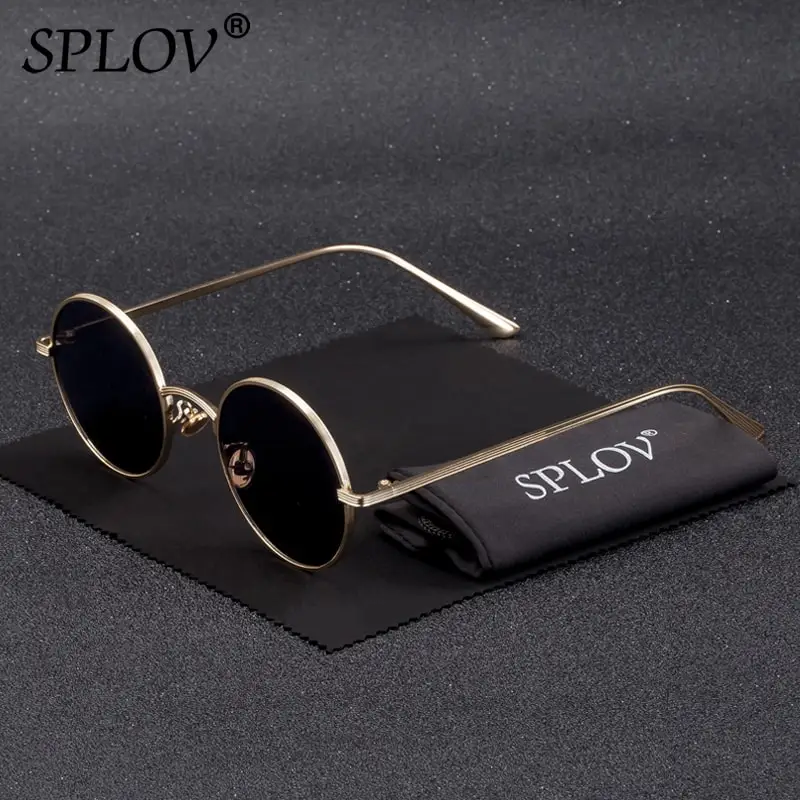 SPLOV Vintage Men Sunglasses Women Retro Punk Style Round Metal Frame Colorful Lens Sun Glasses Fashion Eyewear Gafas sol mujer coach sunglasses Sunglasses