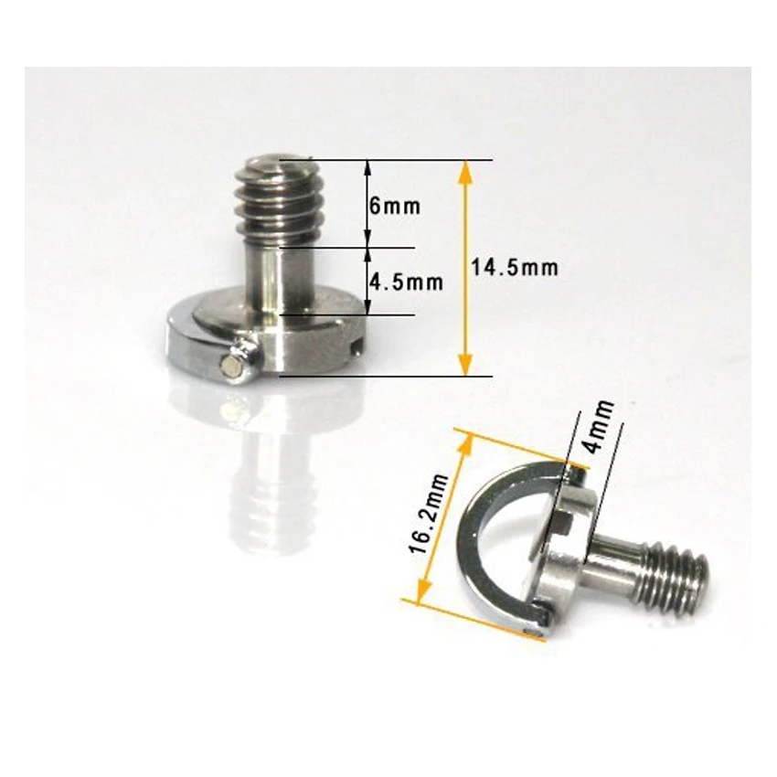 2 шт в пленку 1/4 складной d-кольцо адаптер Винт Cam Штатив Монопод БЫСТРОРАЗЪЕМНАЯ пластина