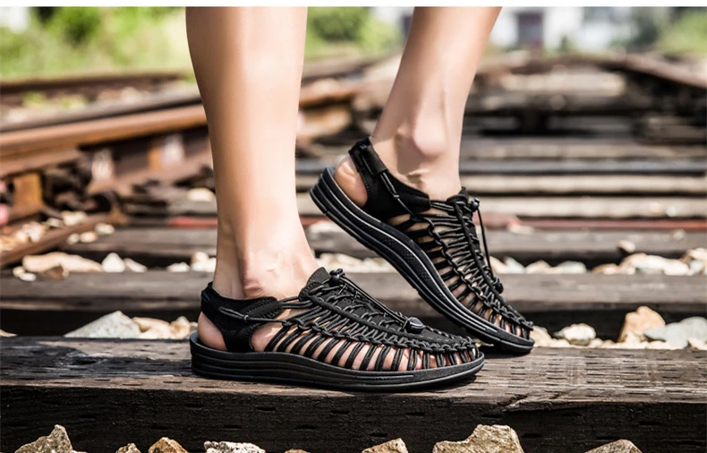 Brand Duty-Free Sandals Big Size37-45 Shoes Men Casual Band Rome Style High Top Summer Breathable Sandalias Mens Shoe (8)