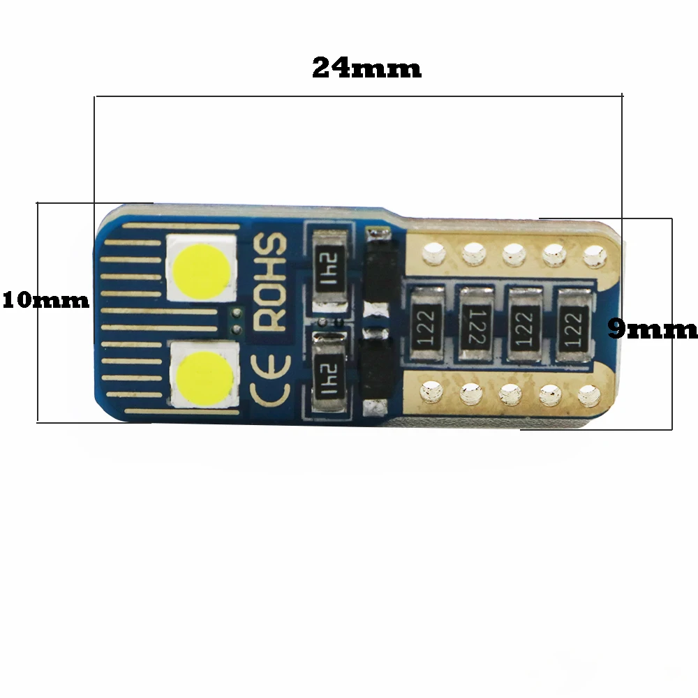 YSY 200X T10 W5W супер яркий 3030 2/4/6/8/10 SMD LED CANBUS без ошибок резервного копирования