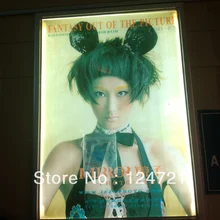 Одностороннее производство алюминия дисплей Супер тонкий лайтбокс