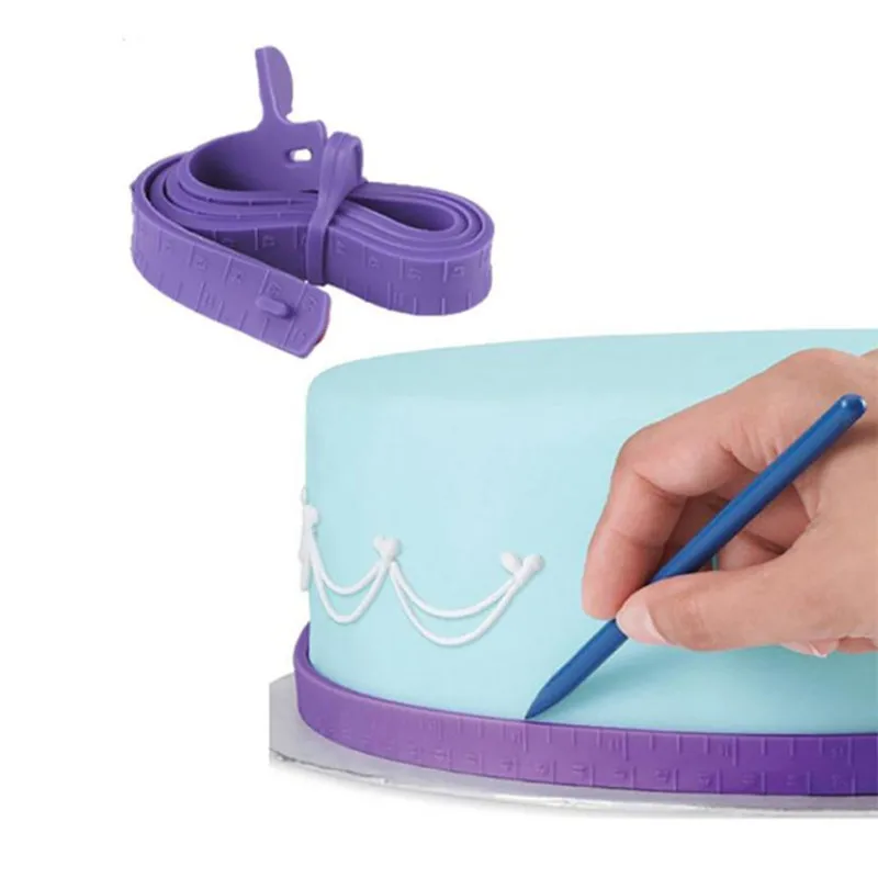 

Silicone Cake Tape Cake Border Measuring Ruler Fondant Cake Decoration Cake Dividing Ruler Tools Sugar Craft Molds Bakeware #YL