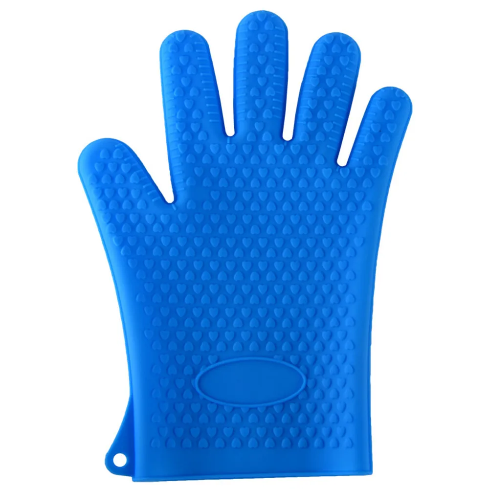 SEAAN в форме сердца силиконовые перчатки высокотемпературный силикон изоляционные перчатки Микроволновая печь анти-скальдинг