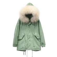 Длинные пуховые куртки для женщин, белые пуховые пальто, парки с большим меховым воротником, плотные теплые топы, свободный стиль, размер груди 162 см, большой размер