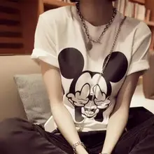 FIXSYS, женские футболки с мультяшным принтом, летняя женская футболка, футболка с круглым вырезом, модная женская футболка, Топы, милая футболка, Хлопковая женская футболка