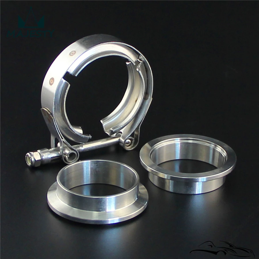 2 дюймовые 51 мм V Band Vband Clamp CNC фланцы из нержавеющей стали Turbo downpipe| |