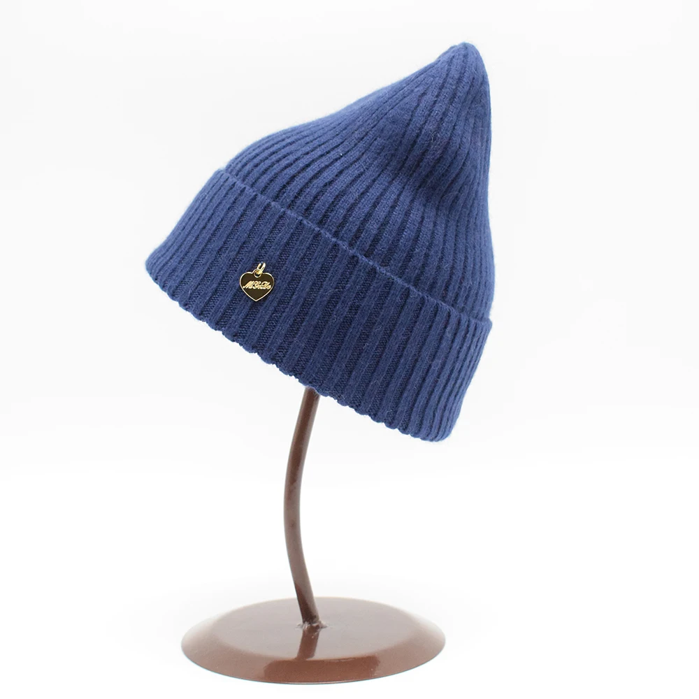 12 Color. European Women Winter wool Beanie hat Very soft Knit caps