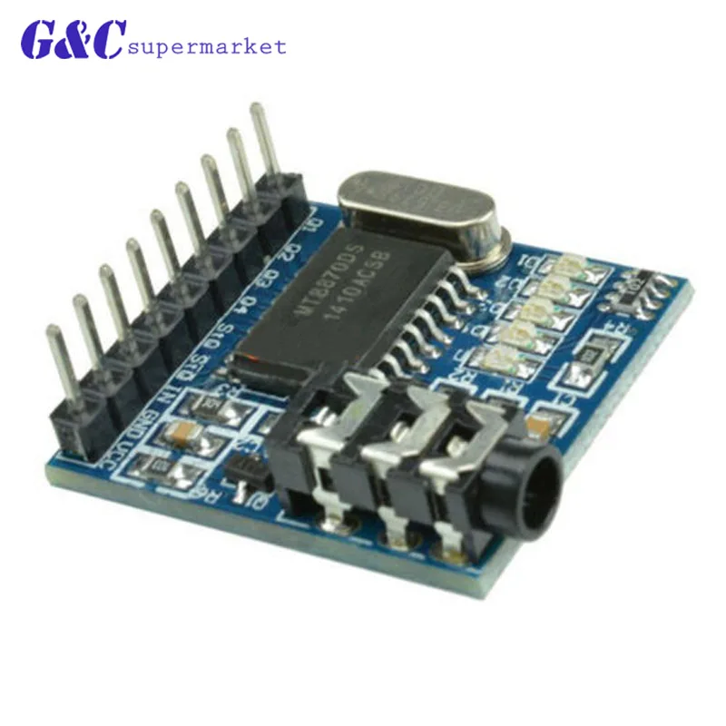MT8870 DTMF decoder module voice telephone for arduino uno | Электронные компоненты и принадлежности