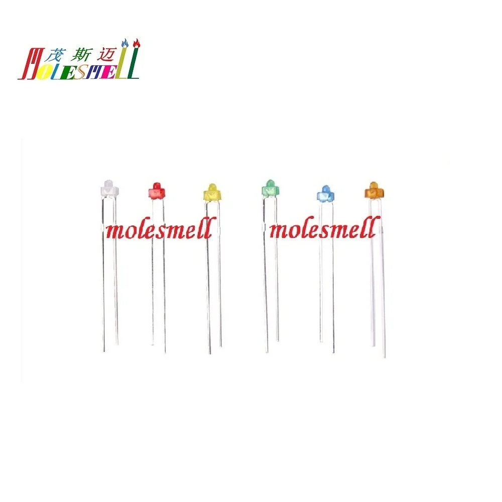 White Yellow Blue Green Warm White Diffused LEDs 1.8mm//3mm//5mm Red
