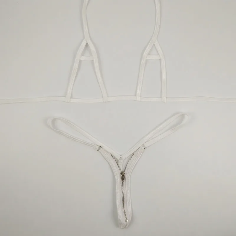 Женское Эротическое микро бикини с открытой промежностью|erotic micro bikini|lingerie setzipper