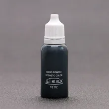 Высокое качество 8 цветов Перманентный Макияж Микро Пигмент набор подводок для глаз 1/2 чернила Косметика 15 мл долговечные Брови Губы Макияж