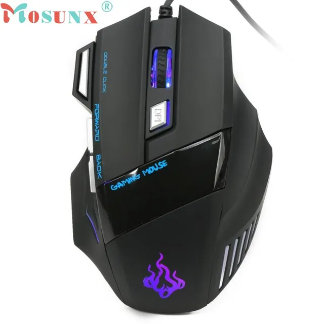 Cheap mosunx Good Sale 7 Buttons 5500 DPI Wired Gaming Mouse LED Optical USB Gamer Mice For PC Laptop Aug 9 Cheap mosunx Good Sale 7 Buttons 5500 DPI Wired Gaming Mouse LED Optical USB Gamer Mice For PC Laptop Aug 9