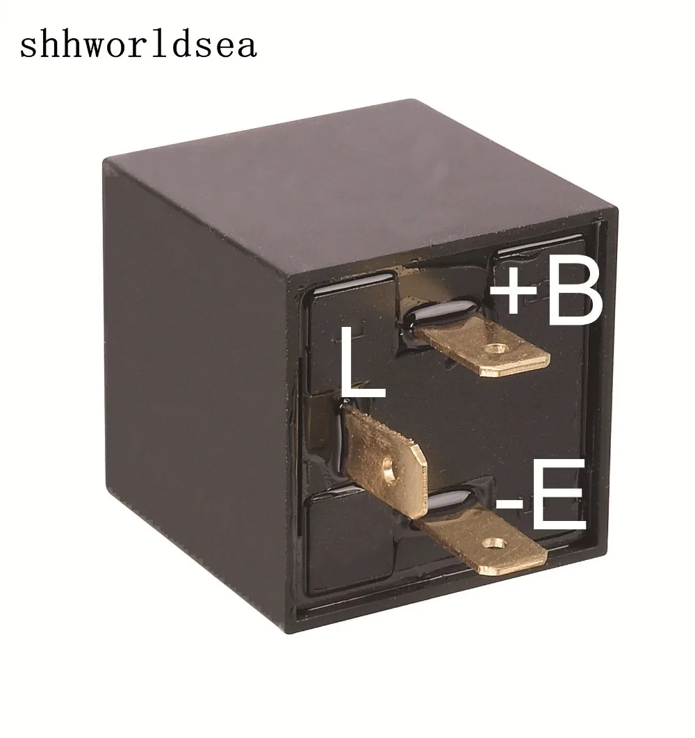 shhworldsea 1PCS 3 Pin Flasher Relay For 12v 24v European And American
