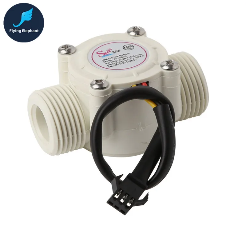 G1 2 Water Heater Water Flow Sensor Flowmeter 1 30l Min 2 0mpa For