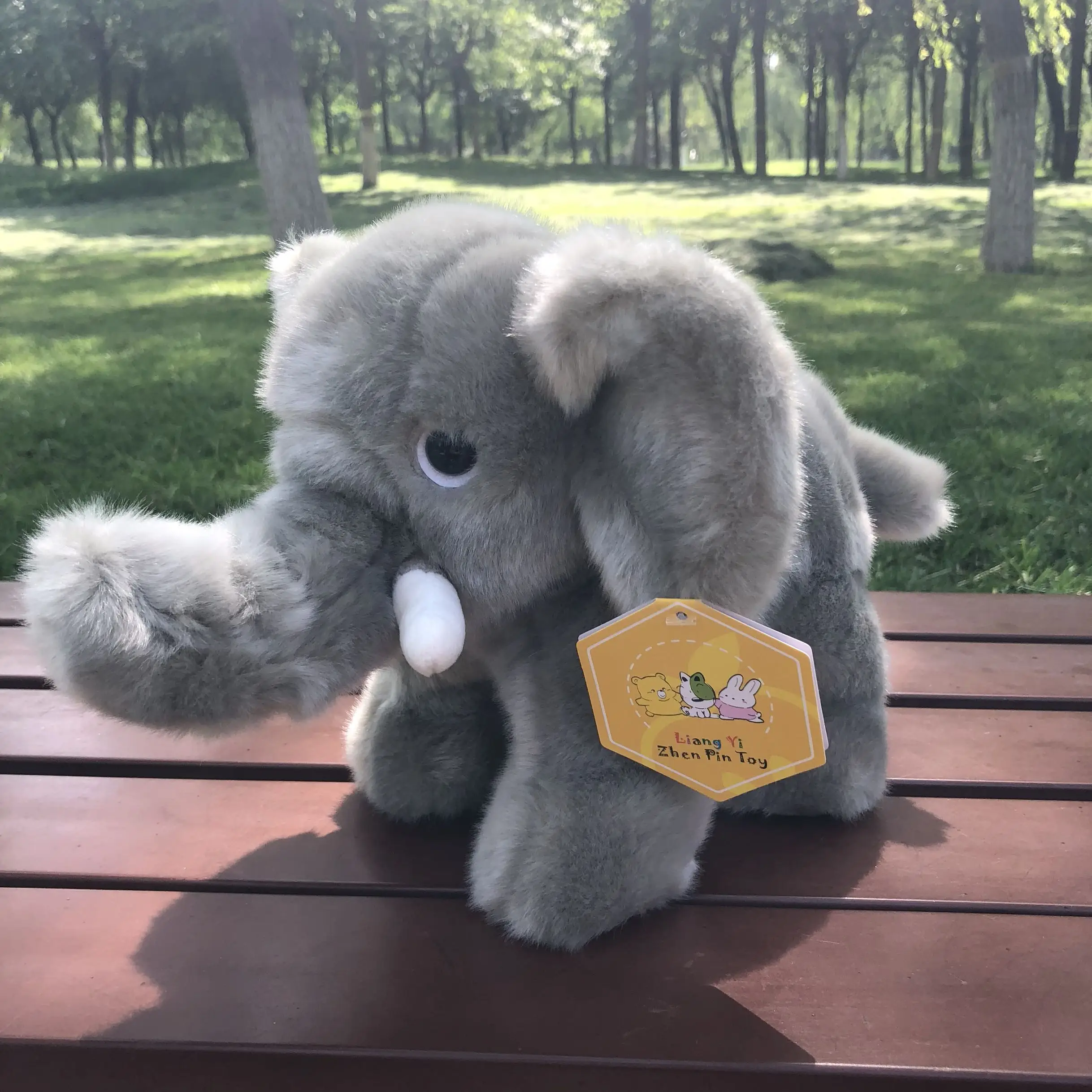 

about 28cm lovely gray elephant plush toy very soft doll baby toy birthday gift w0723