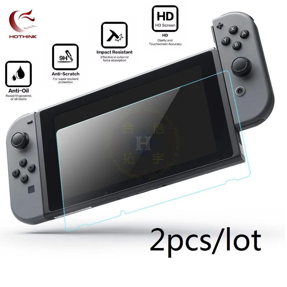HOTHINK 2pcs/lot Tempered Glass Screen Protector Film For Nintendo Switch NS accessories Nintend | Электроника