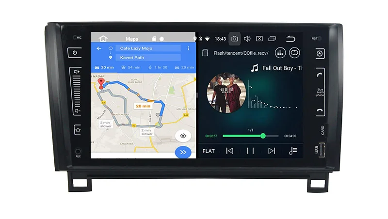 toyota Tundra sequoia aftermarket radio stereo upgrade 3
