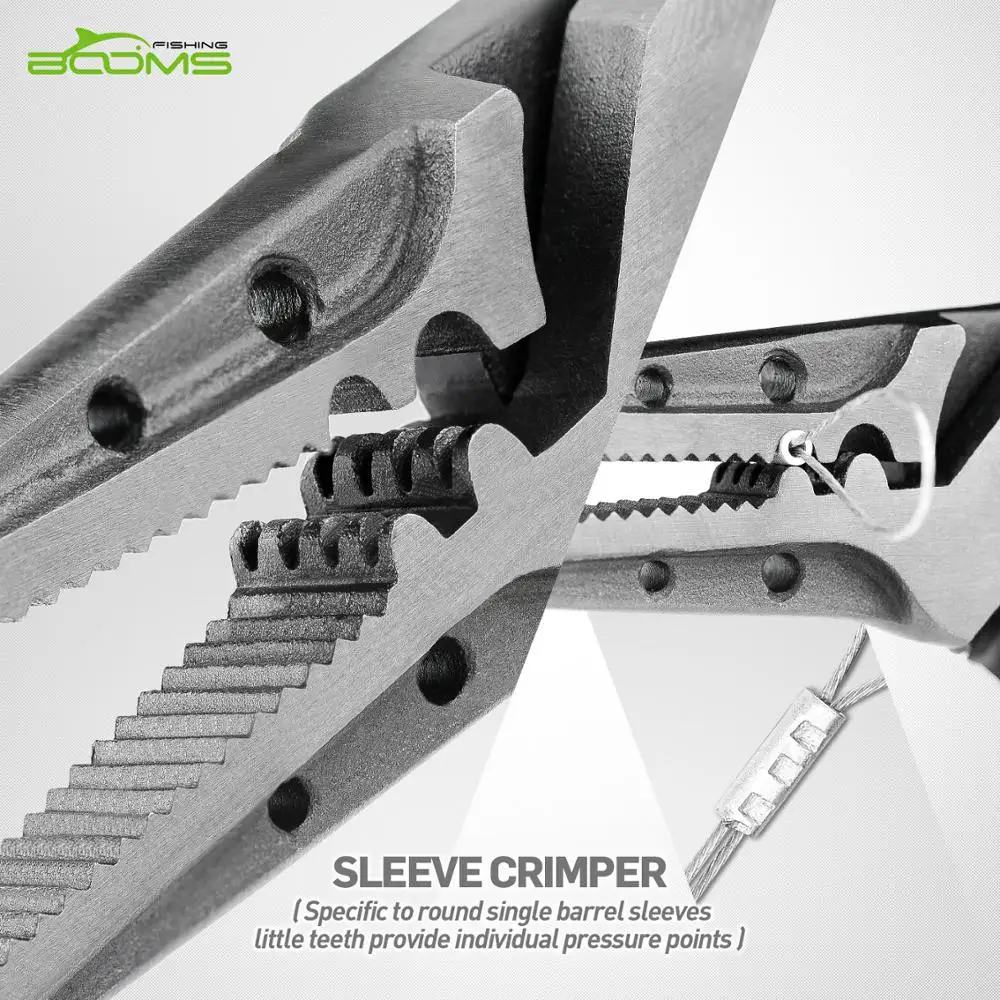 Buy Booms Fishing 420 Stainless Steel Fishing Pliers Nickel Plating Multifunction Braid Cutters Hook Remove Fishing Tackle Tools