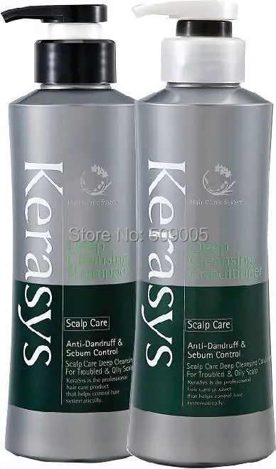Korea Kerasys Scalp Care Deep Cleansing Hair Shampoo Conditioner