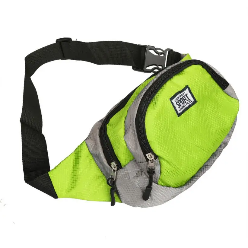 

KLV 2019 Bags Running Pack Women Belt Bag Men Running Bum Bag Travel Zip PouchUnisex #@T