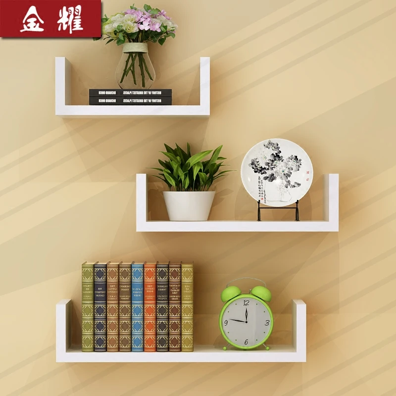 

3Pcs/Set Boards Rack Storage Holders Stacks Simplicity Lovely Ornaments Screw Embedded Wall Hanging Multi-function 2018 Fashion