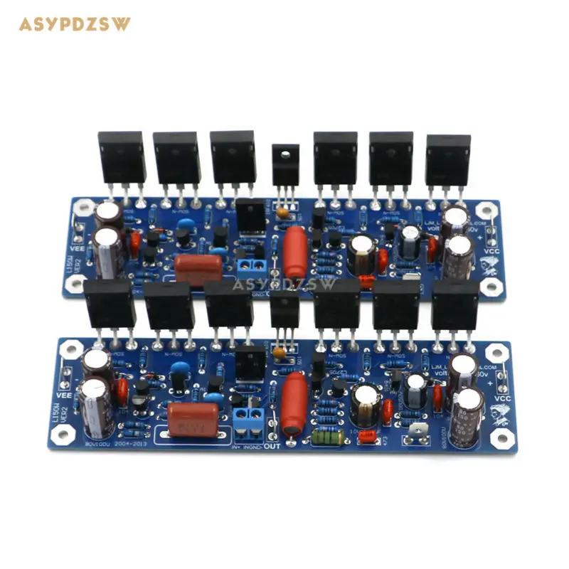 New 2 Channel L150W 200W MOSFET IRFP250*12 FET Power amplifier finished board