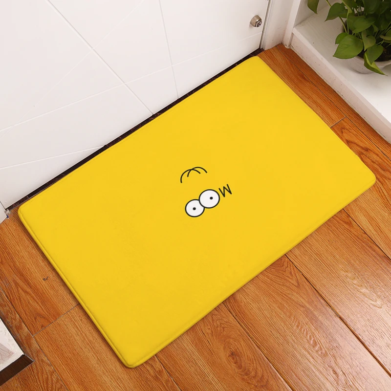 Мультяшный персонаж Симпсон семейный принт коврики для ванной комнаты Противоскользящие коврики 40X60 50X80 см