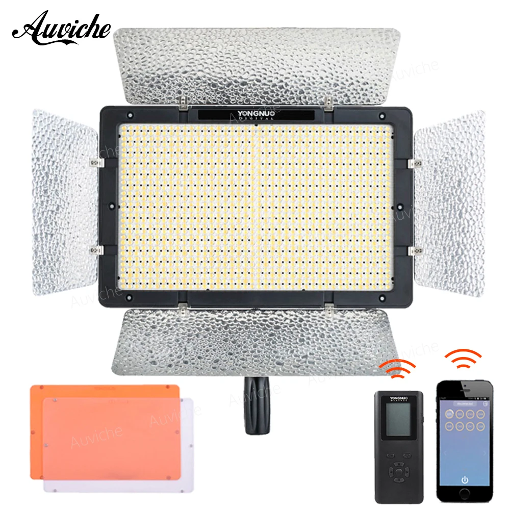 

Yongnuo YN1200 3200-5500K LED Video Light Fill lightMobile APP Wireless remote for Studio photography Video
