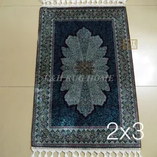 2'x3 230 линии ручной работы Шелковый Восточный персидских Ковры ручной ковер из шелка для украшения дома