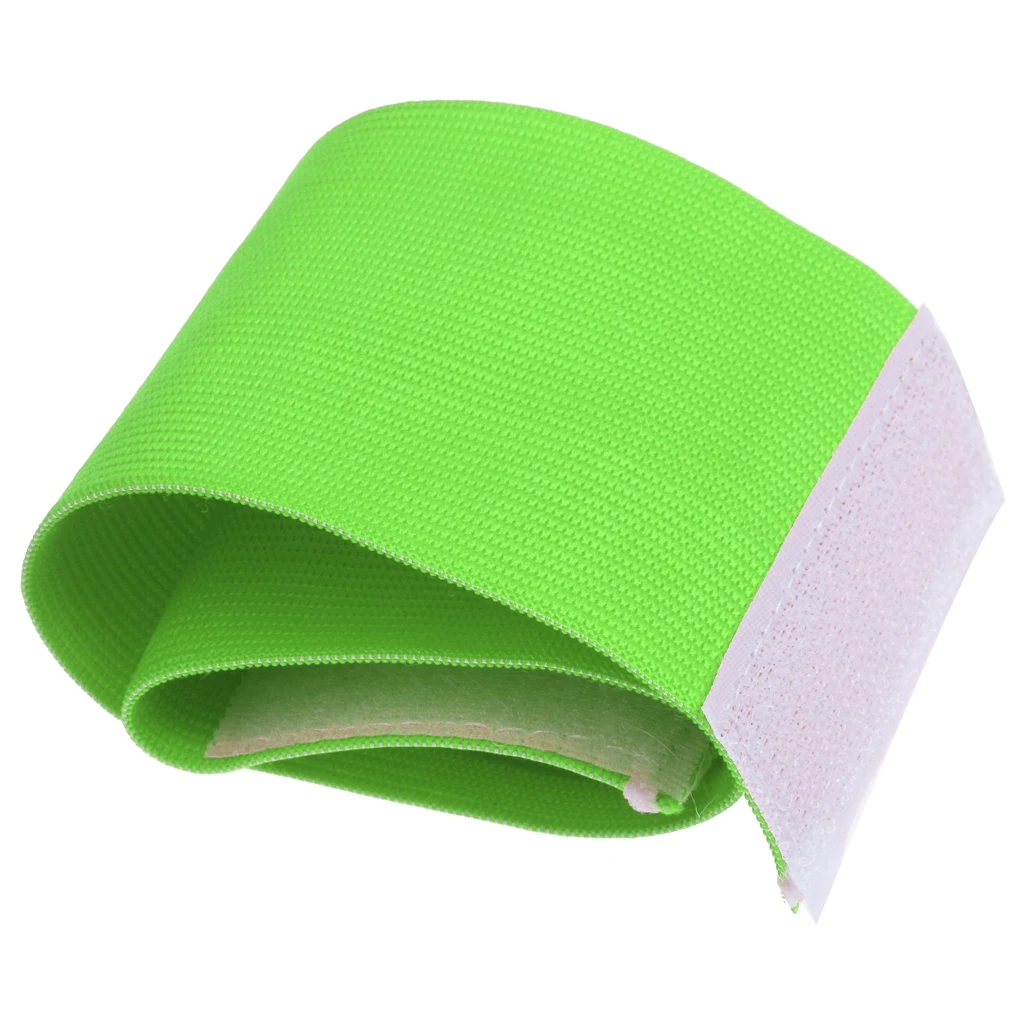 4 Pieces Elastic Soccer Football Captain Armband Strap Team Sports Captain Arm Band Green Red Blue Orange