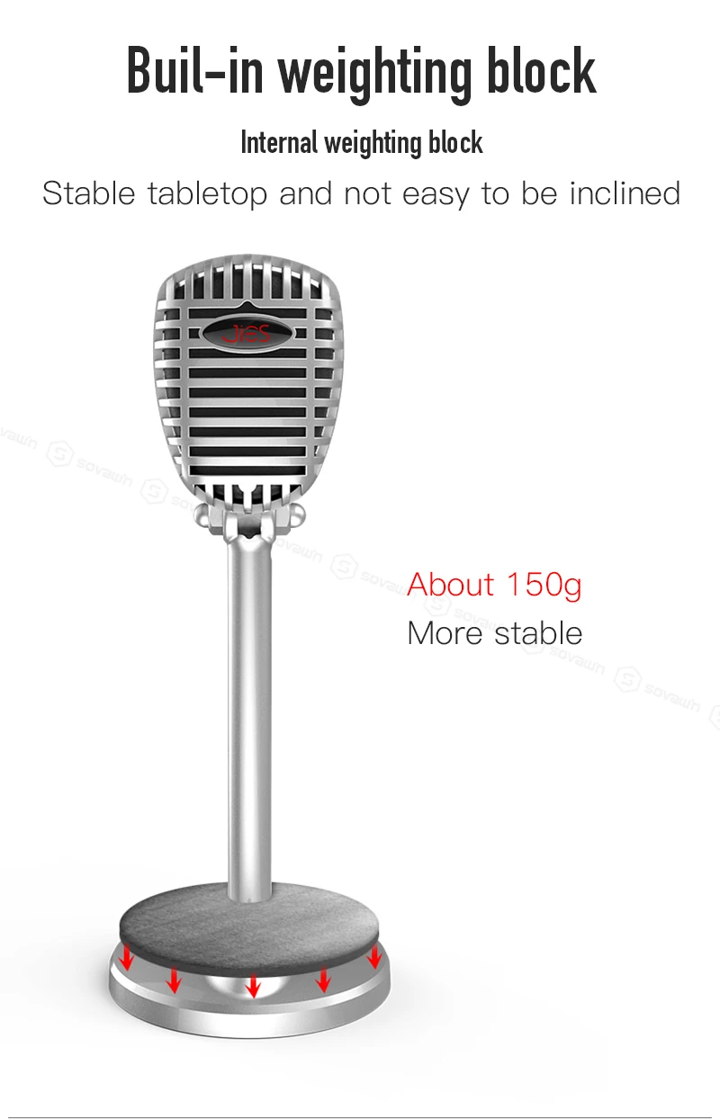 Ретро HD Studio 3,5 мм USB игровой конденсаторный микрофон сетевой Аудио Микрофон для караоке профессиональный настольный микрофон для записи