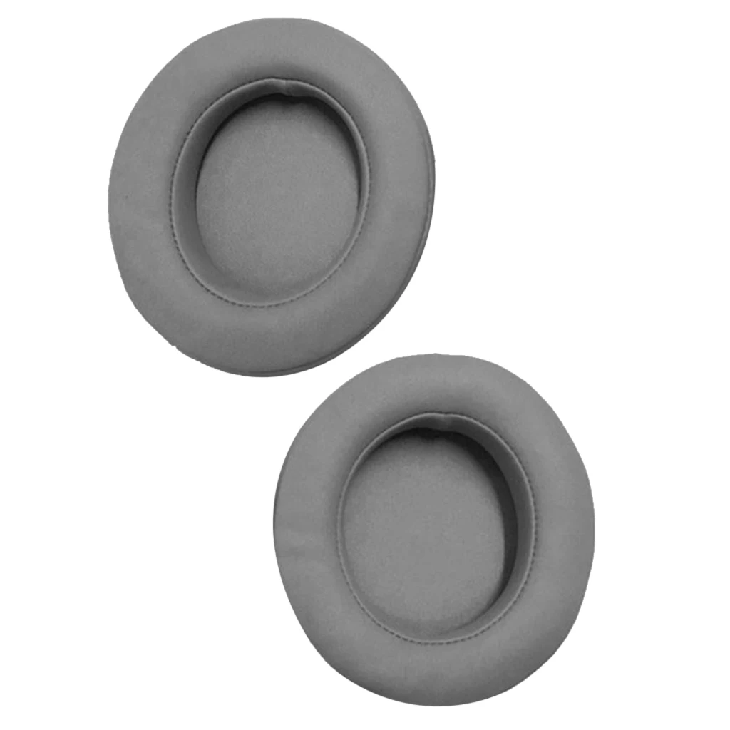 1 Pair Black/Grey Ear Pad Cushion Earmuff Earpads For Razer Kraken Pro V2 Analog Gaming Earphone Headset(L+R) 10*9.8*2.5cm