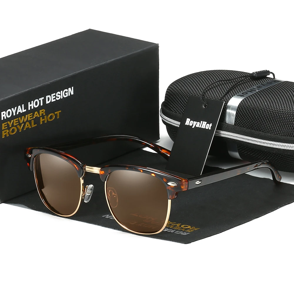 

RoyalHot for Dropshipping Own US Warehouse Men Women Polarized UV400 Classic Sunglasses