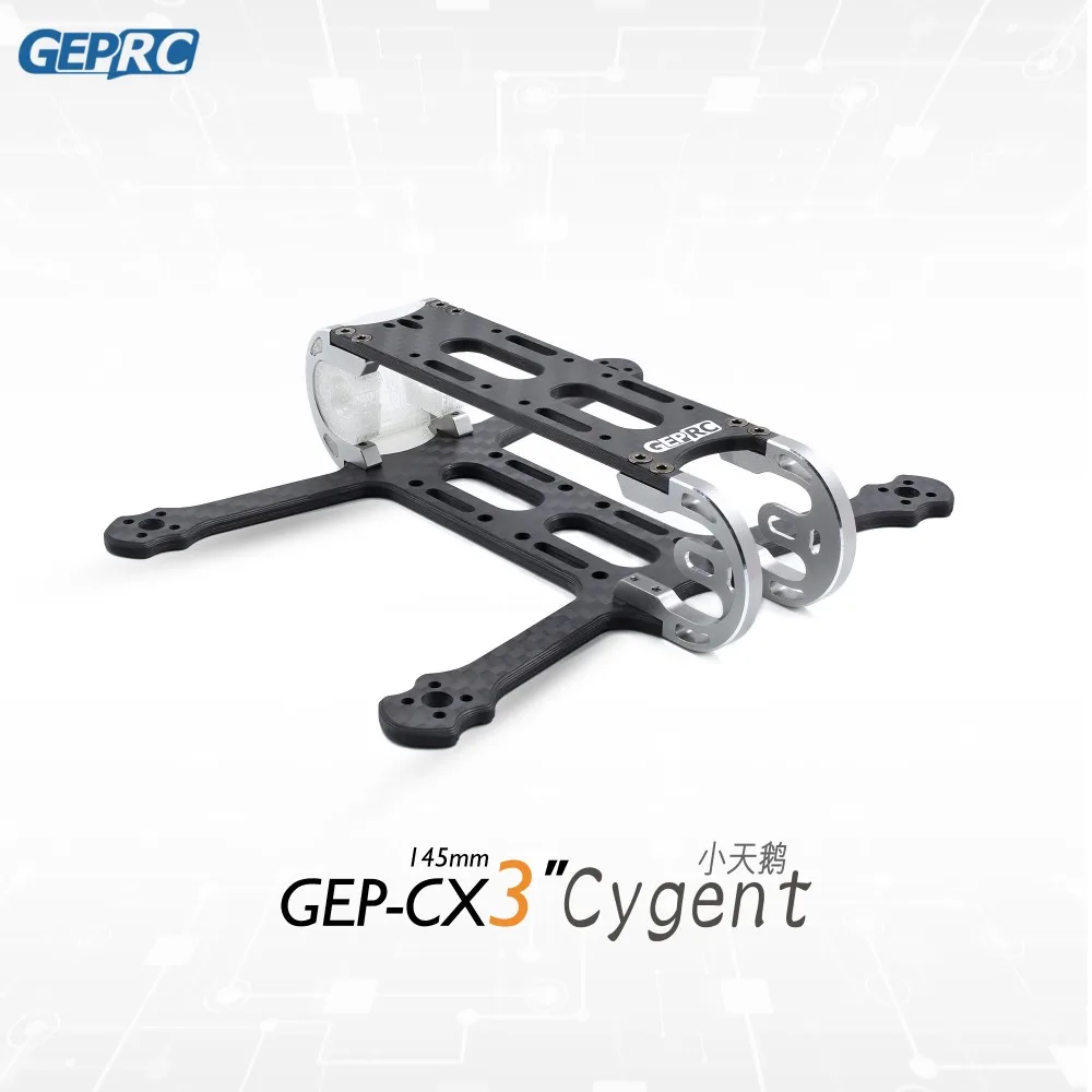 GEPRC GEP CX2 Cygnet 115 мм 2 дюйма/GEP CX3 145 3 дюйма Рамка из углеродного волокна для дрона DIY FPV