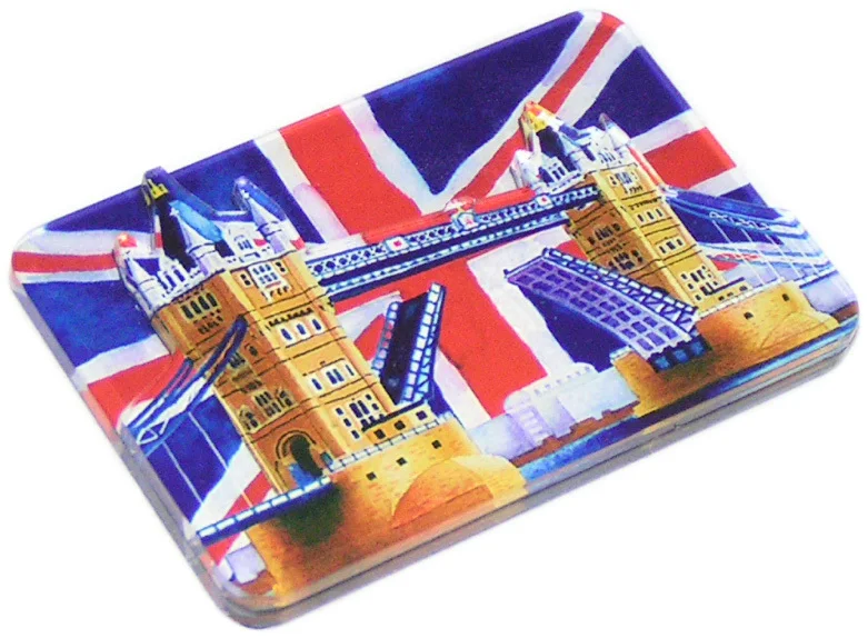 3D Two Layers Acrylic Tourist Souvenir UNITED KINGDOM London