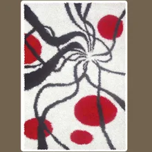 Ковер для спальни териленовый ковер короткий современный изысканный узор Лавандовый ковер la-78