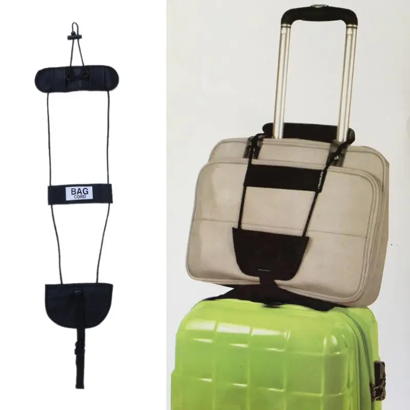 

Black Luggage Suitcase Straps Bag Attachment Adjustable Belt Rope Strap For Travel Backpack Suitcase