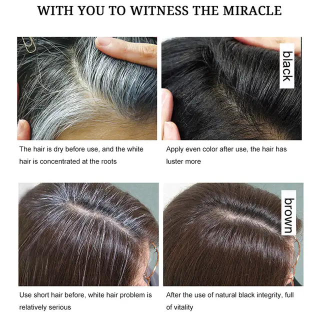 Online Shop Temporary Hair Dye Black Dark Brown Hairline Shadow