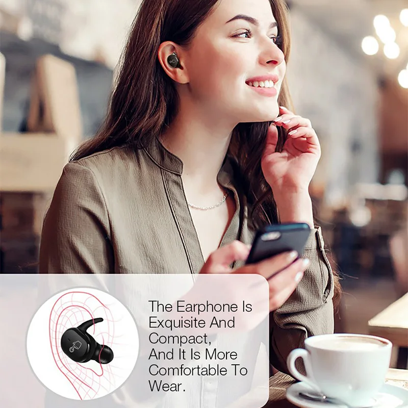 Bluetooth 5.0 TWS Wireless Headphones Stereo Earphone Sports Earbuds Gaming Headset Wireless Bluetooth Earphone PK i10 TWS i12   14)