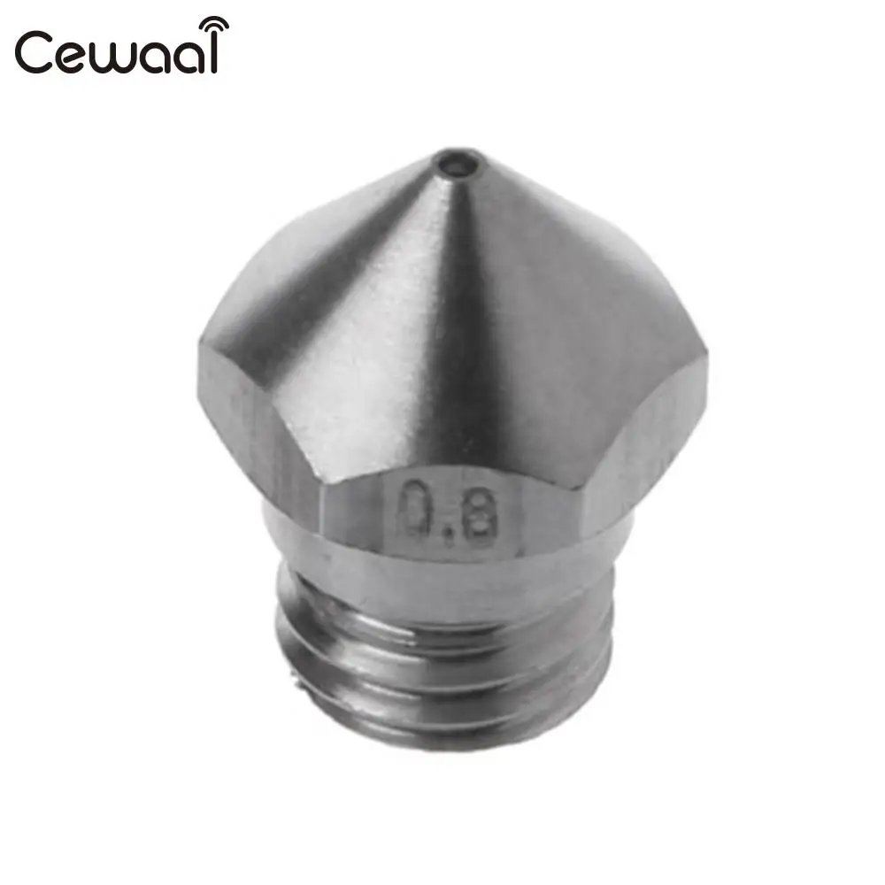

Durable Nozzle Office 5 Type 3D Printer Parts 3D Printer Portable Threaded Nozzle Consumables