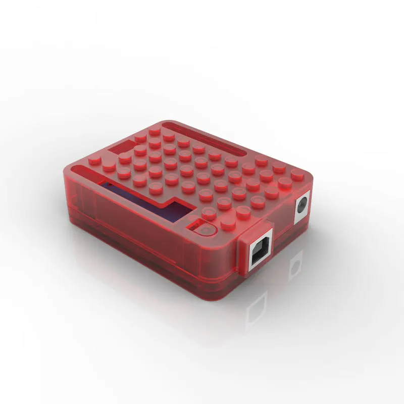 Aokin для Arduino Uno R3 корпус прозрачный/красный/белый/синий корпус акриловая коробка оболочка для Arduino UNO R3 защитный чехол - Цвет: Red