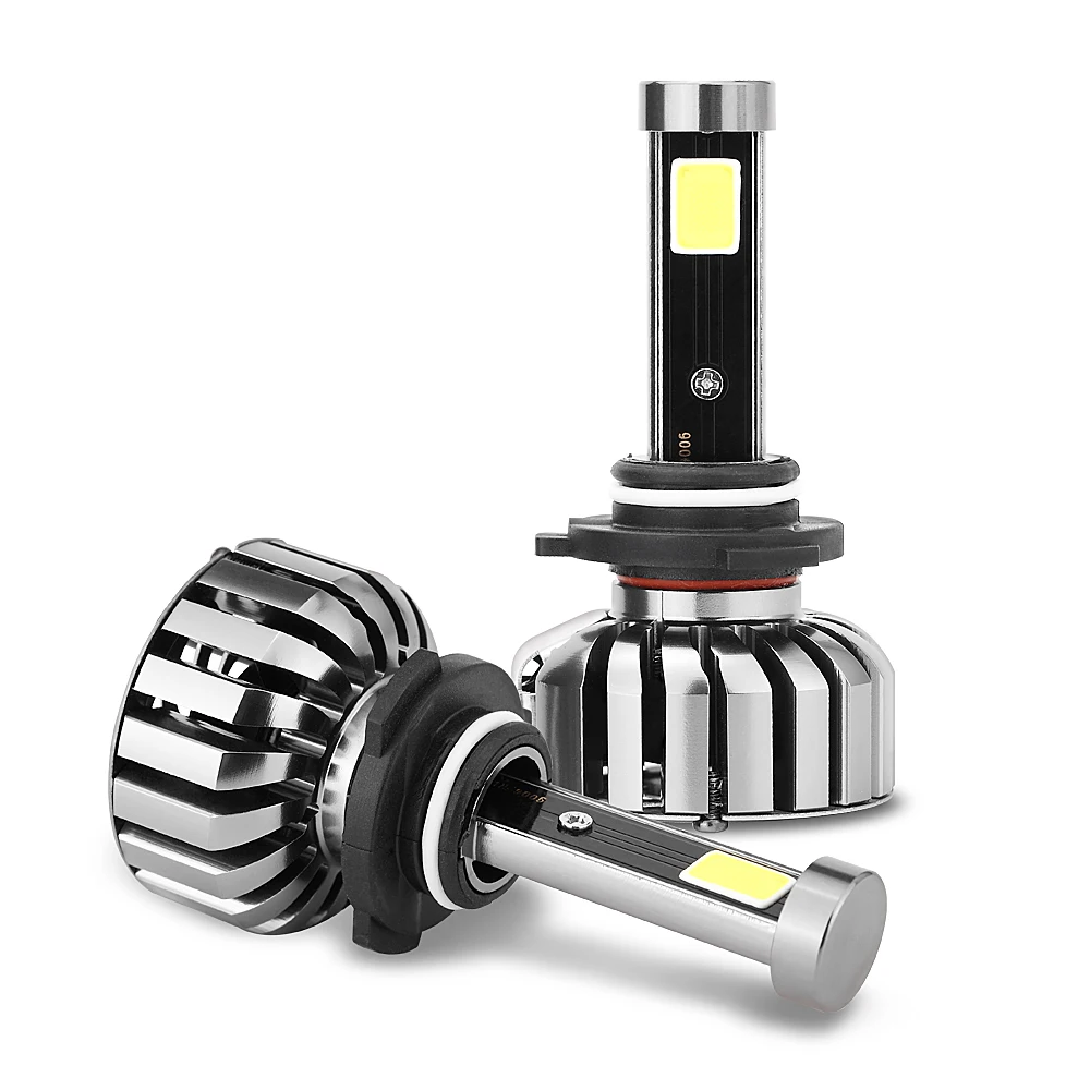 1Pair N7 LED 8000LM 9006 80W automotive headlamps lighting 6000K light