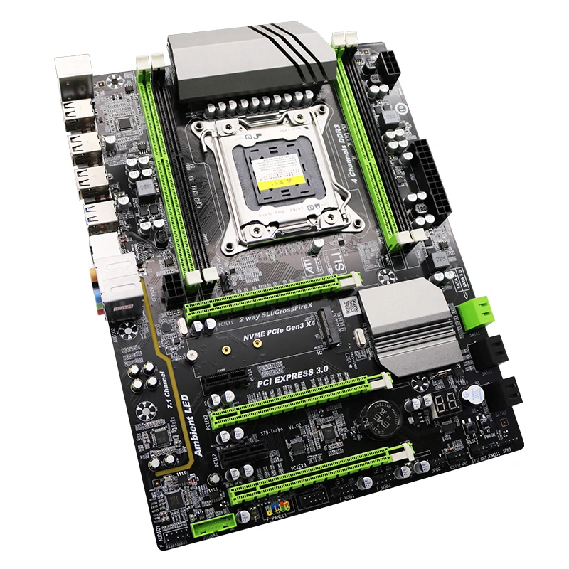 Материнская плата Ongy X79 6 M E5 2680V2 cpu LGA 2011 DDR3 i7 32 GB ATX SATA3.0 X79-6M основная плата PCI-E NVME M.2 процессор 32G ddr 3