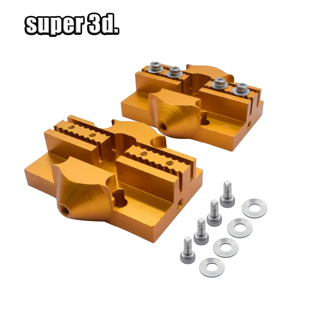 1 шт. алюминиевый Delta коссель слайд M3/M4 снасти эффектор коссель Карета для 3d принтера